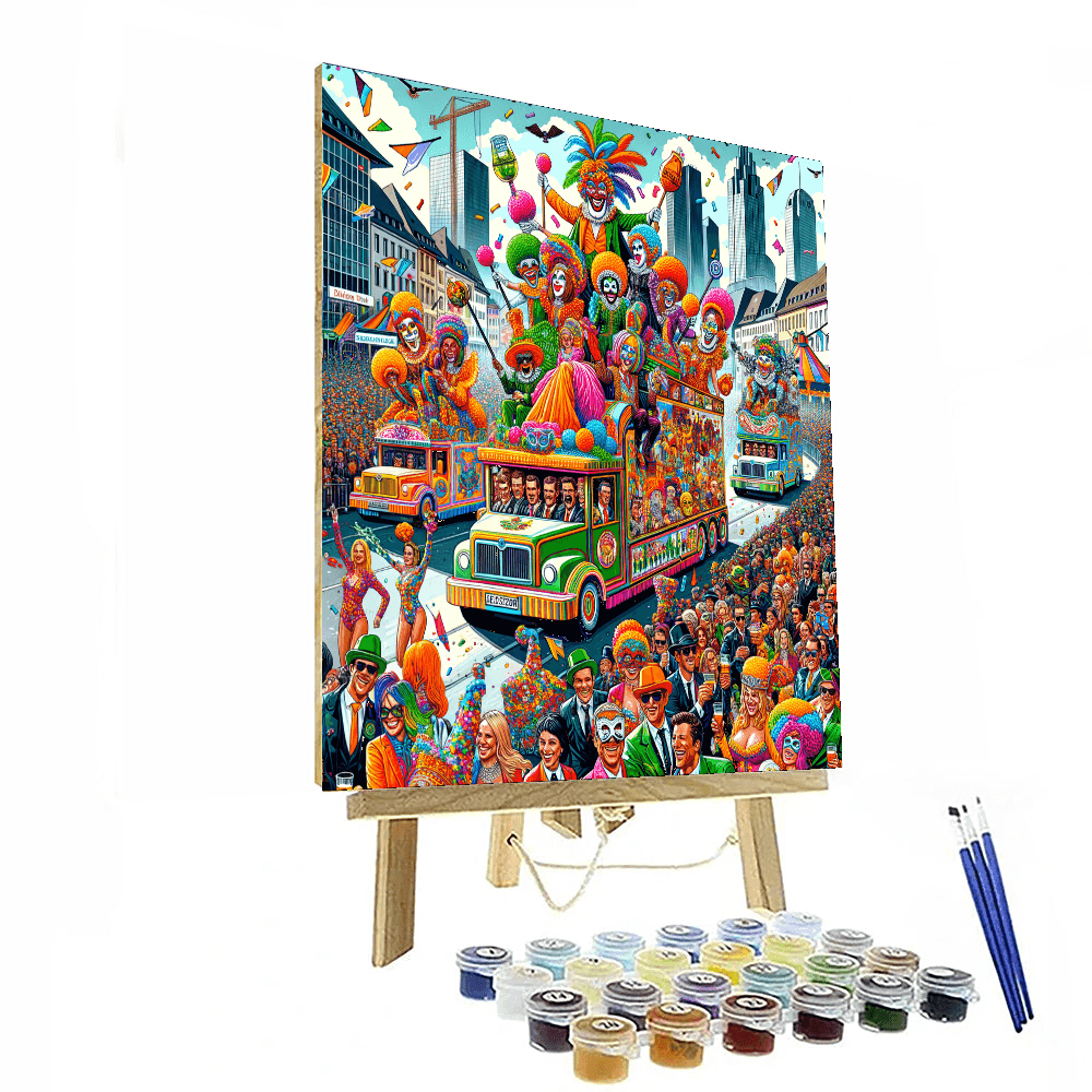 Fasching Festival DIY Paint By Numbers