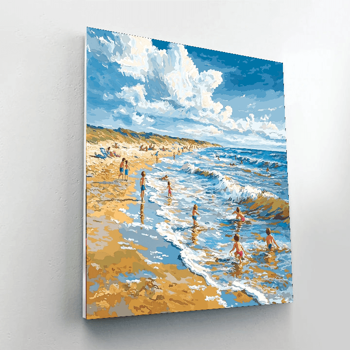 Winslow Homer Inspired Seaside Escapade  Paint By Color