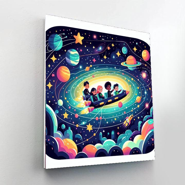 Celestial Voyage Of Wonder Painting By Numbers Kit
