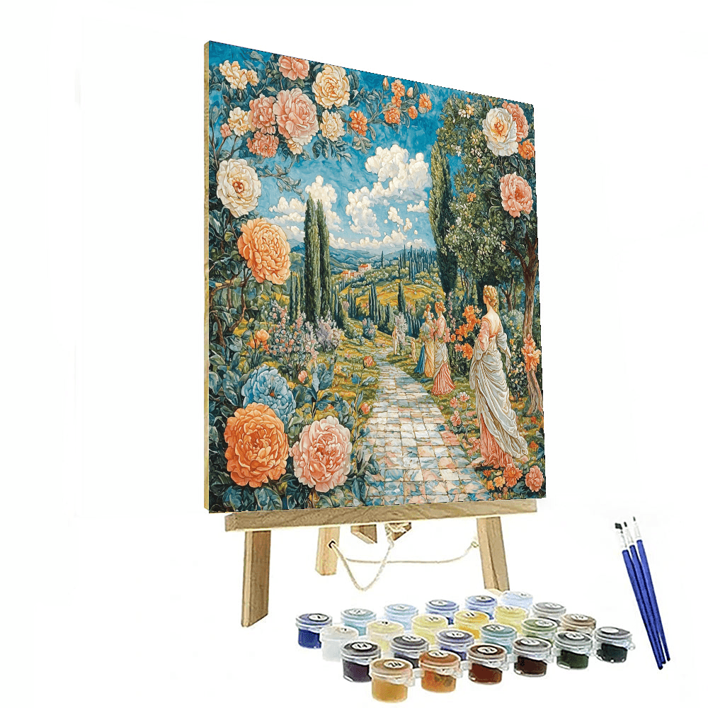 Sandro Botticelli Inspired Eternal Spring - DIY Painting By Numbers Kit