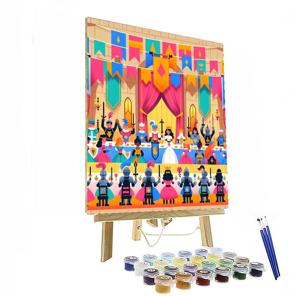 Royal Knight's Banquet Paint By Numbers