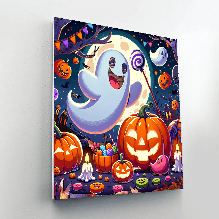 Joyful Halloween Adventure Painting By Numbers Kit
