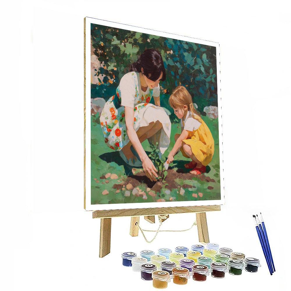 Love Blooms Forever Numbered Painting Kits
