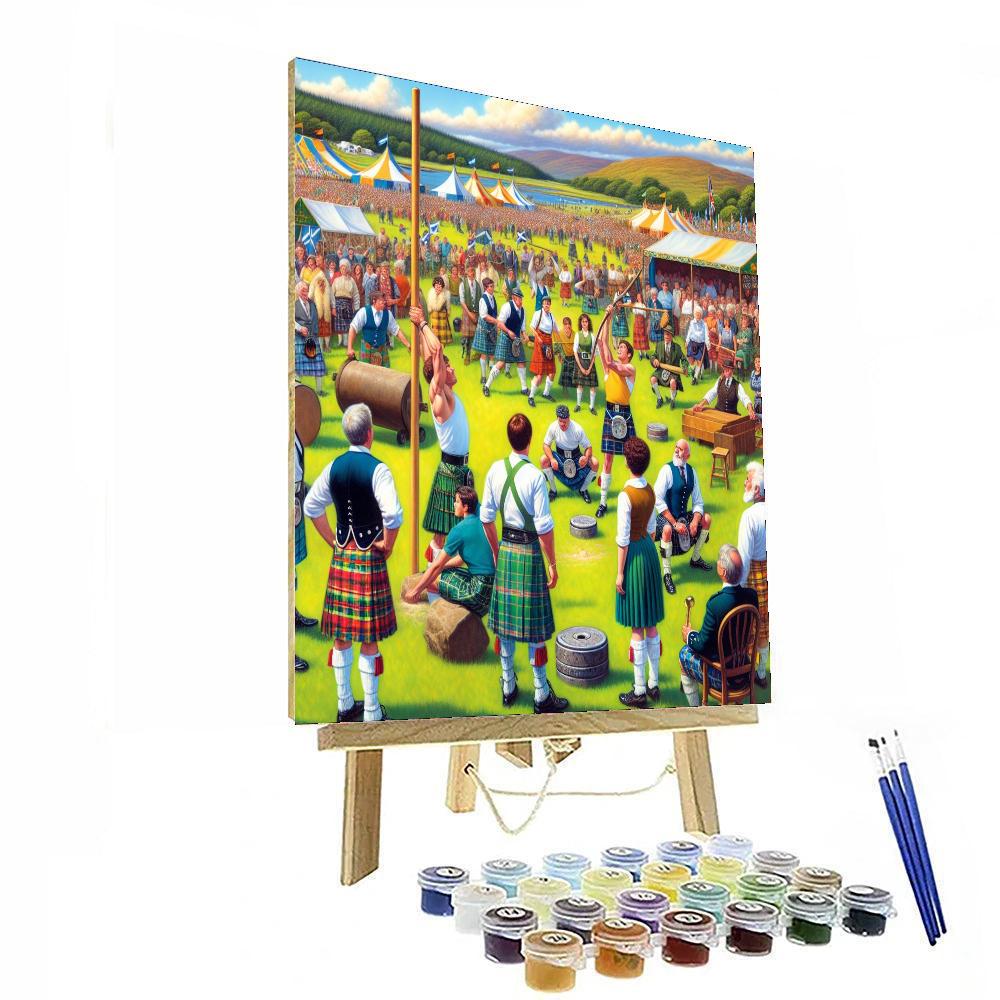 Inverness Highland Games - Inverness, Scotland Number Painting