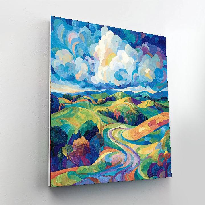 Paul Cézanne Inspired Whimsical Watercolor Hues  Paint By Numbers Kits