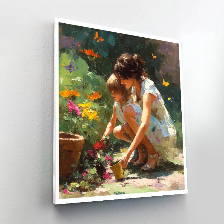 Butterflies Of Love Paint By Color