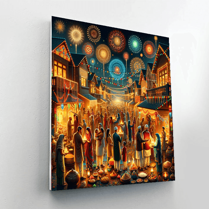 Festival Of The Lights - India Paint By Number