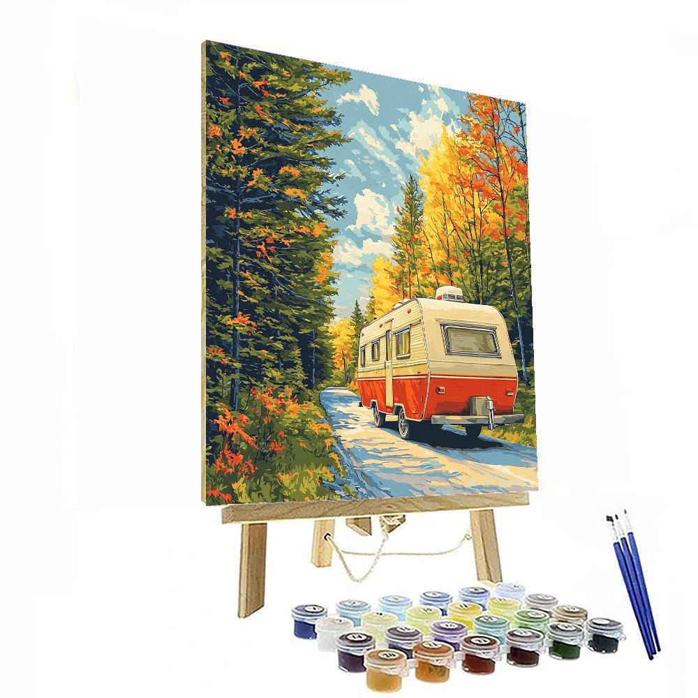 Edward Hopper Inspired The Vintage Caravan  Paint By Numbers Kits