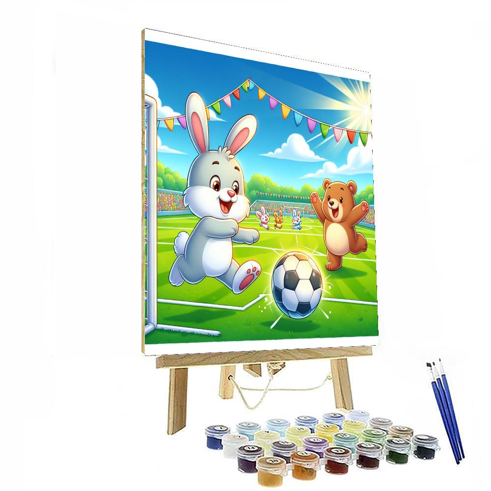 Animal Sports Challenge Numbered Painting Kits