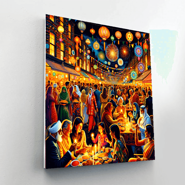 Diwali Festival - United Kingdom DIY Paint By Numbers