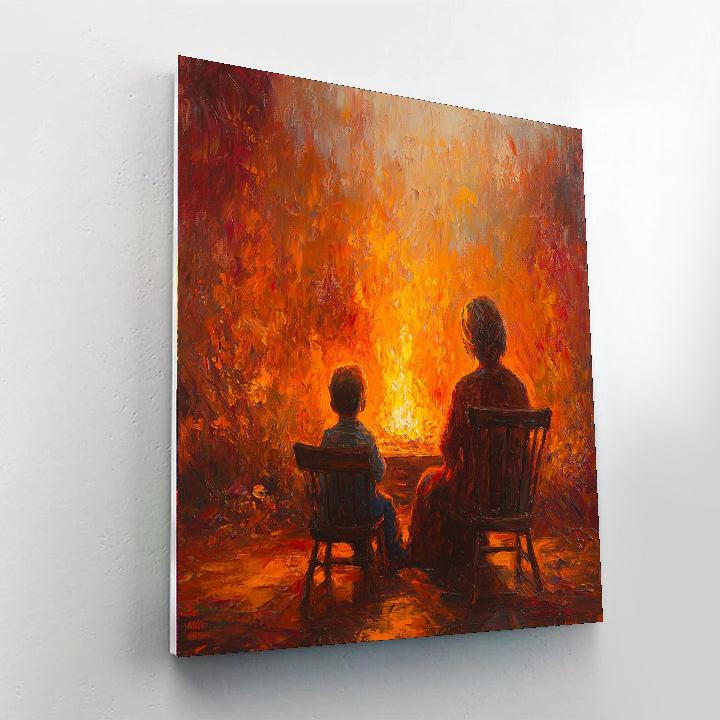 Fireside Stories Painting Number Kit