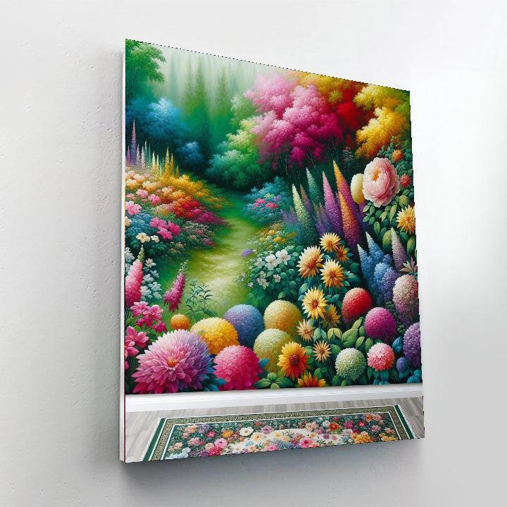 Delightful Summer Garden Numbered Painting Kits