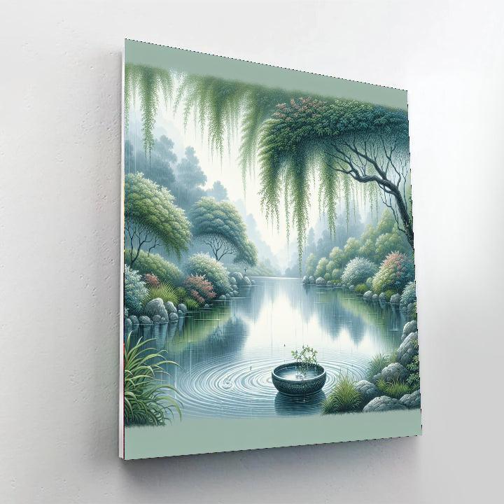Rainy Day Reflection Numbered Painting Kits