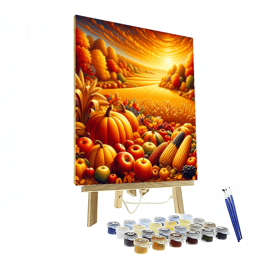 Harvest Celebration Number Painting