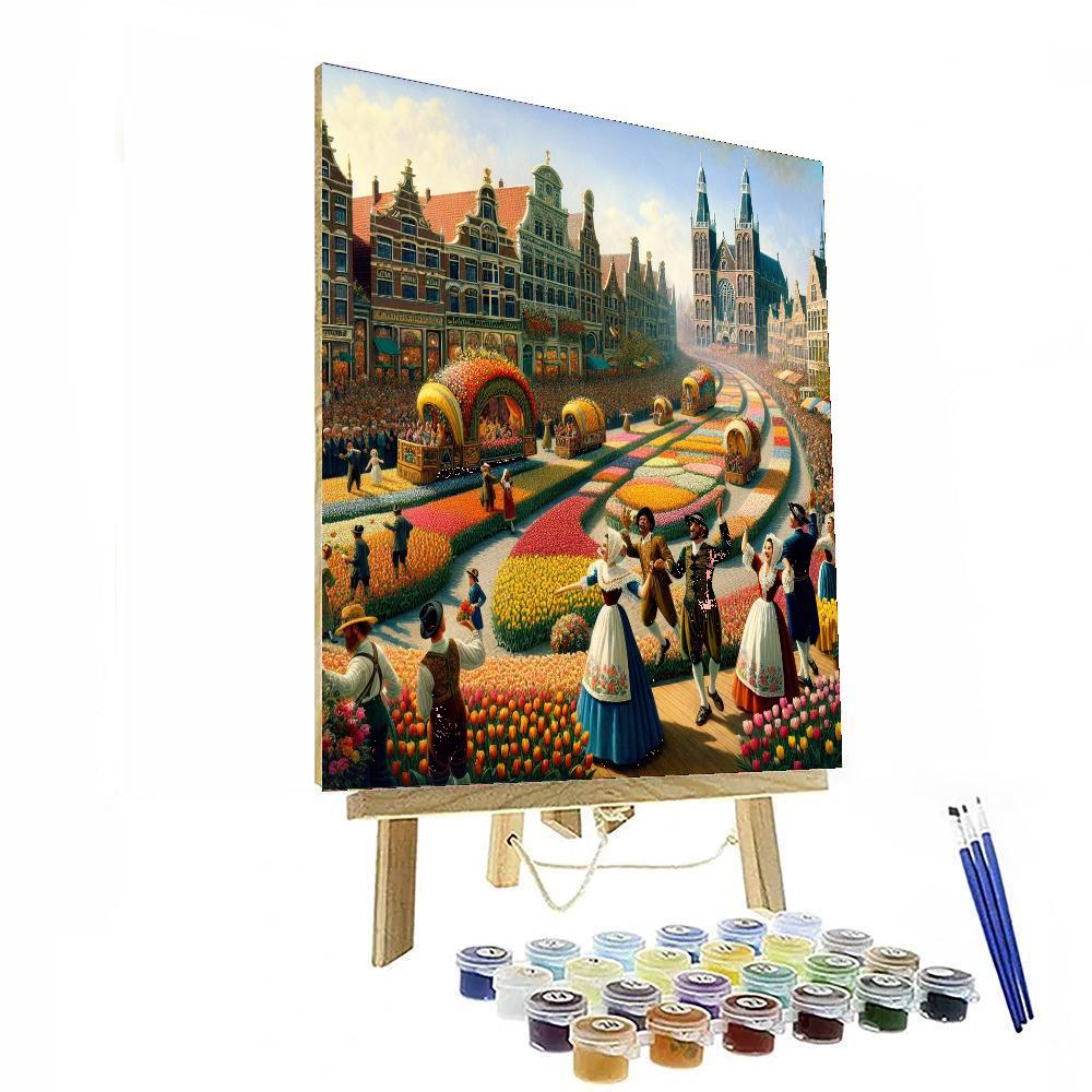 Tulip Time Festival - Holland Number Painting