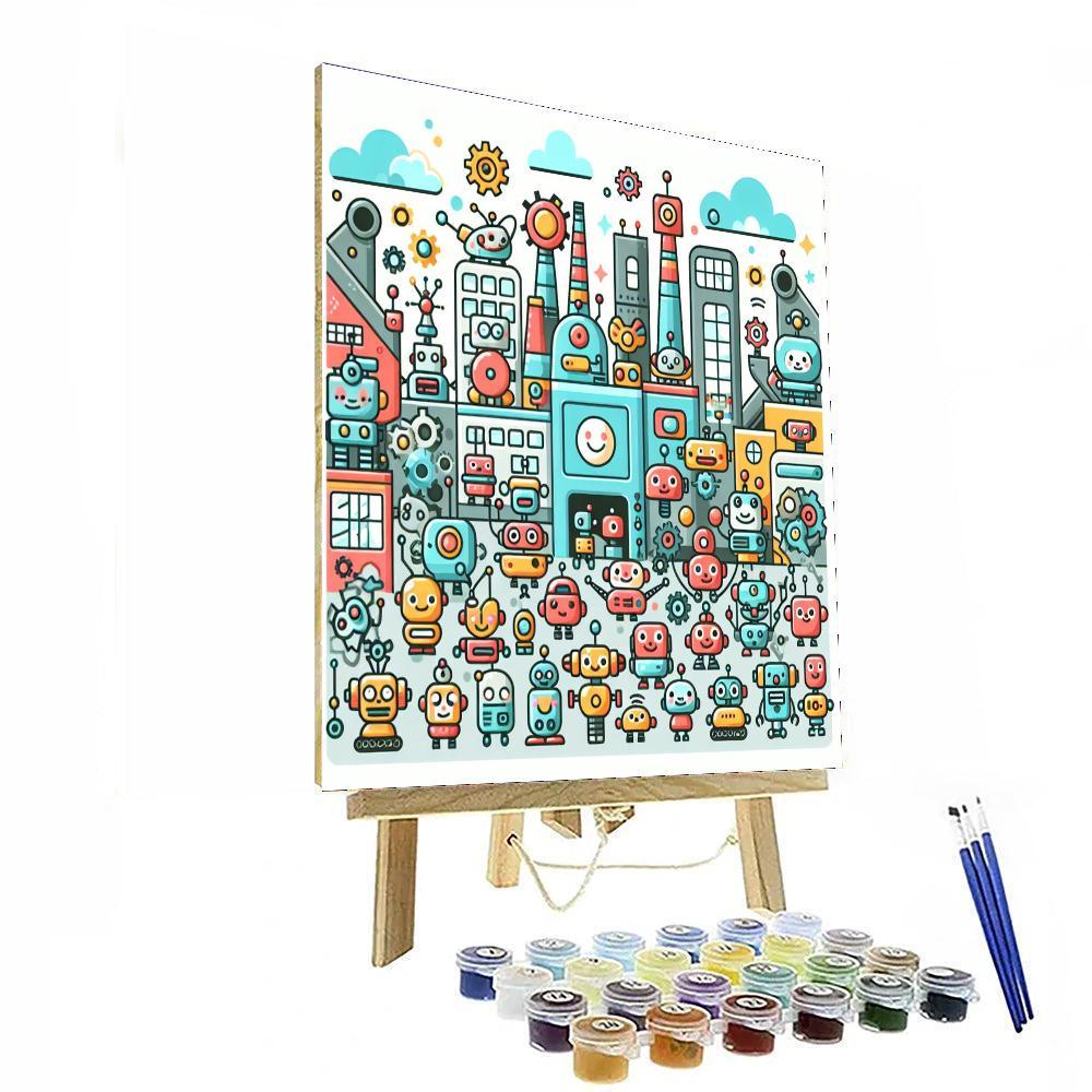 Fantastic Robot Factory Paint By Number