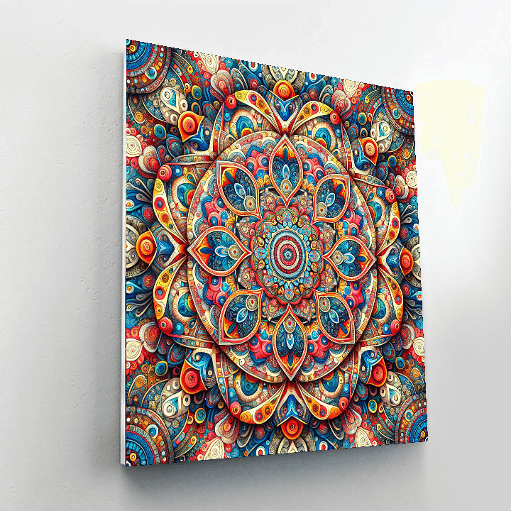 Colorful Kaleidoscope Dream Paint By Color