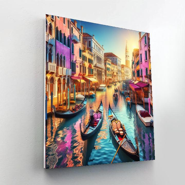 Venetian Waterways Delight Paint By Numbers Kits