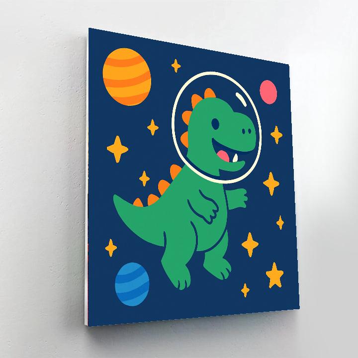 Galactic Dino Explorer Paint By Number