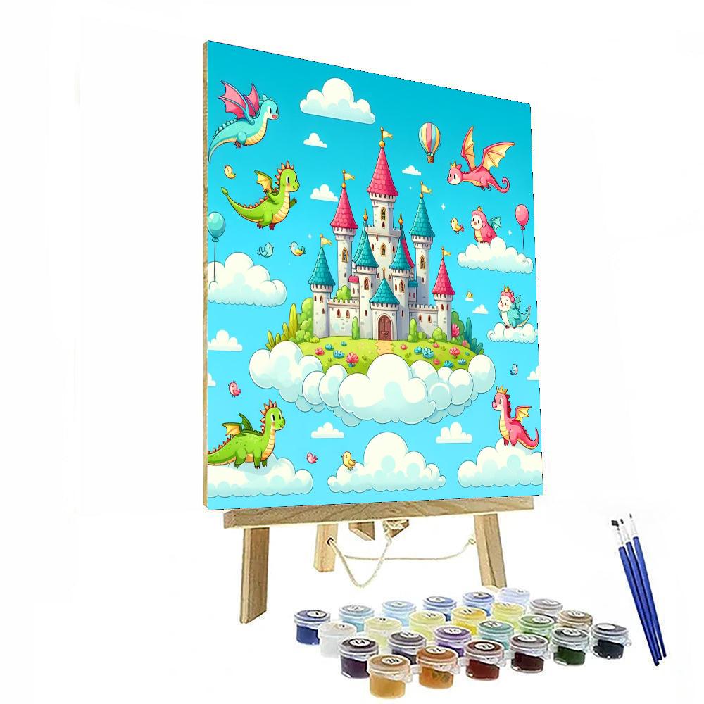 Cloud Castle Kingdom Paint By Numbers