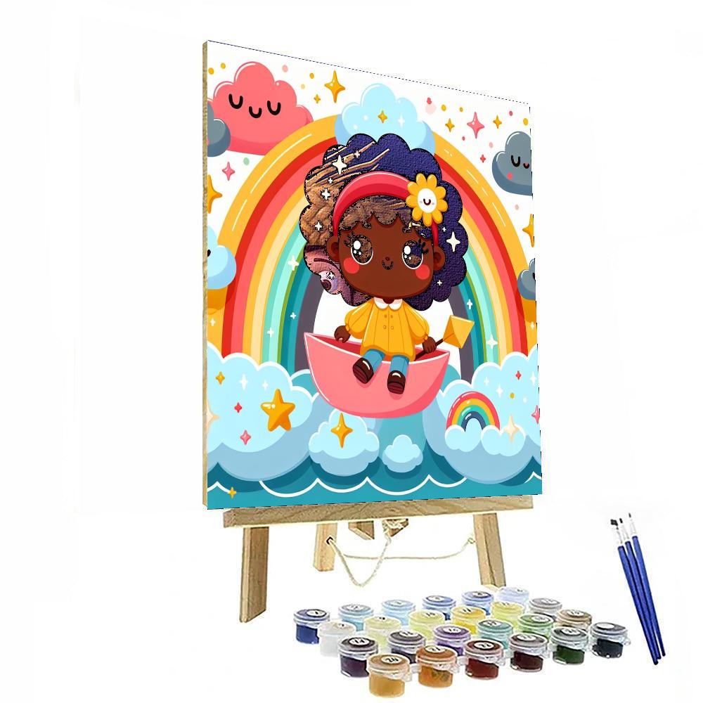 Sailing On Cloud Nine DIY Paint By Numbers