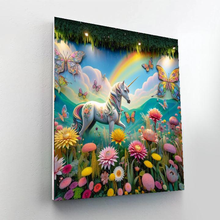 Whimsical Fairy Tale Meadow Painting By Numbers Kit