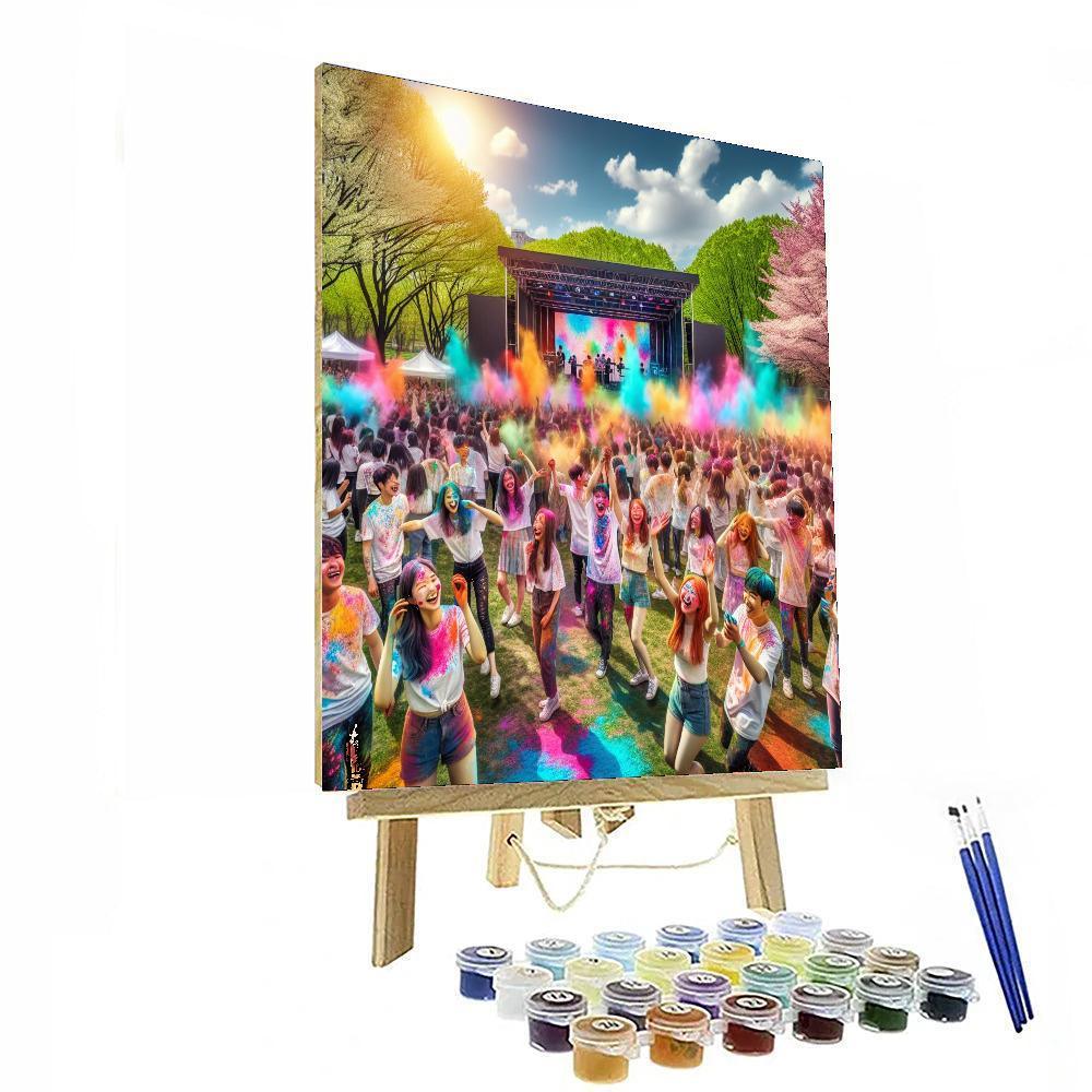 Festival Of Colors - South Korea Paint By Numbers