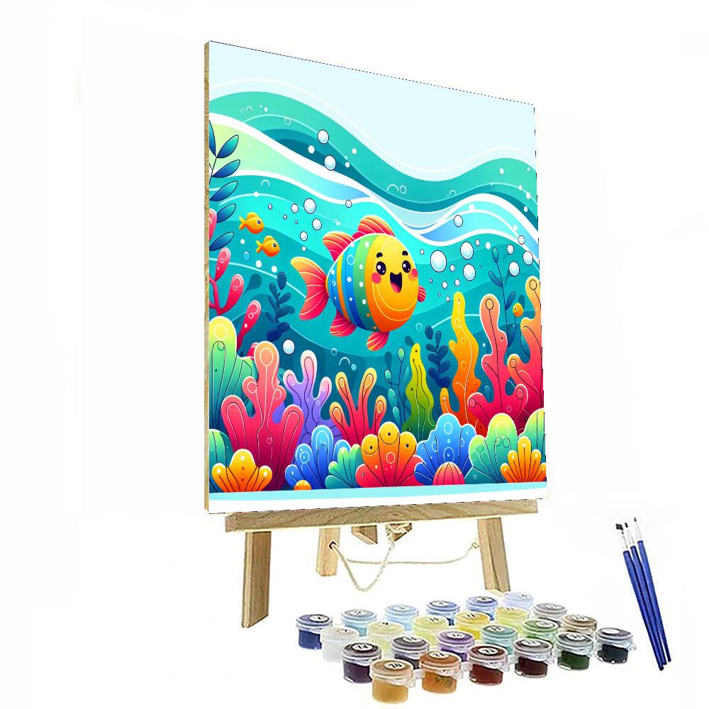 Fantastic Fish Number Painting
