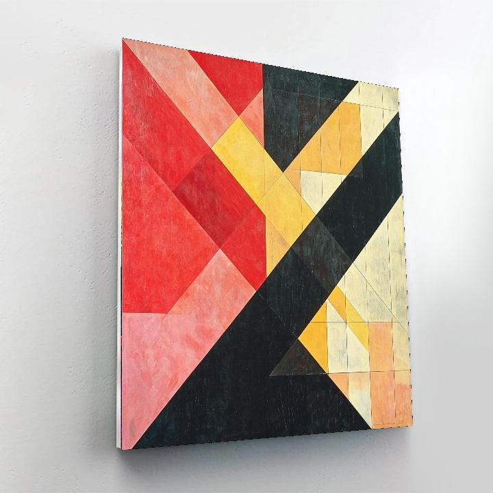 Kazimir Malevich Inspired Spatial Dynamics  Paint By Color