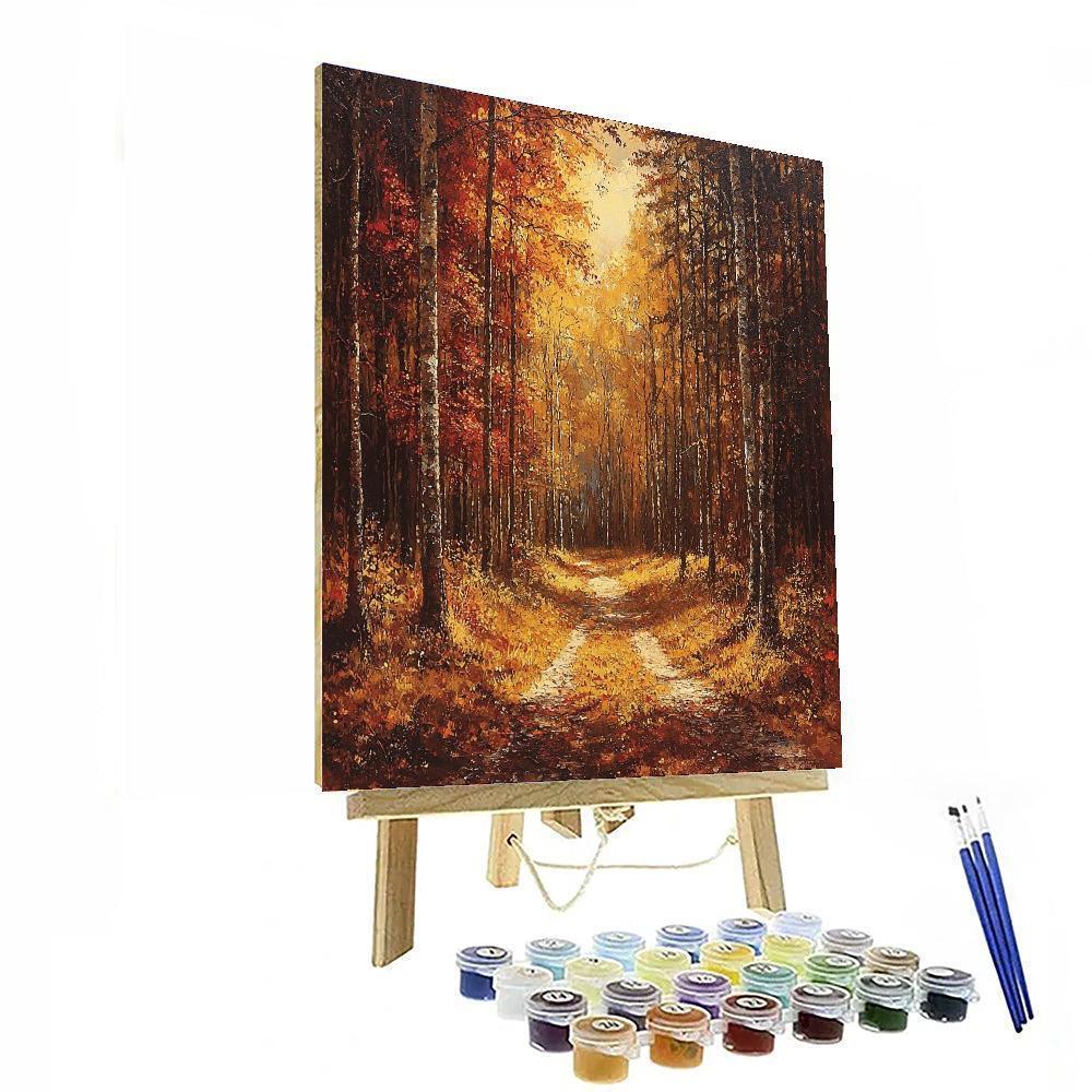 John Constable Inspired Whispering Leaves  Painting By Numbers Kit