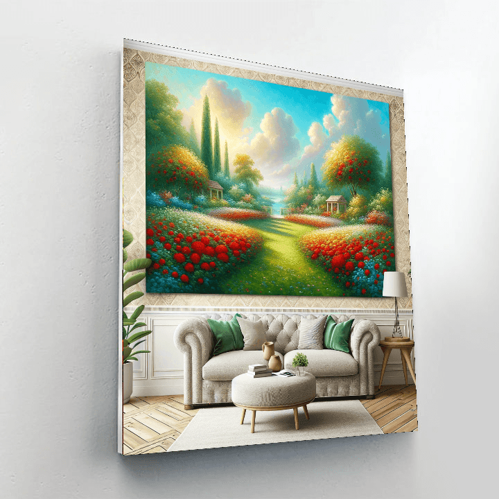 Tranquil Garden Retreat Paint By Numbers
