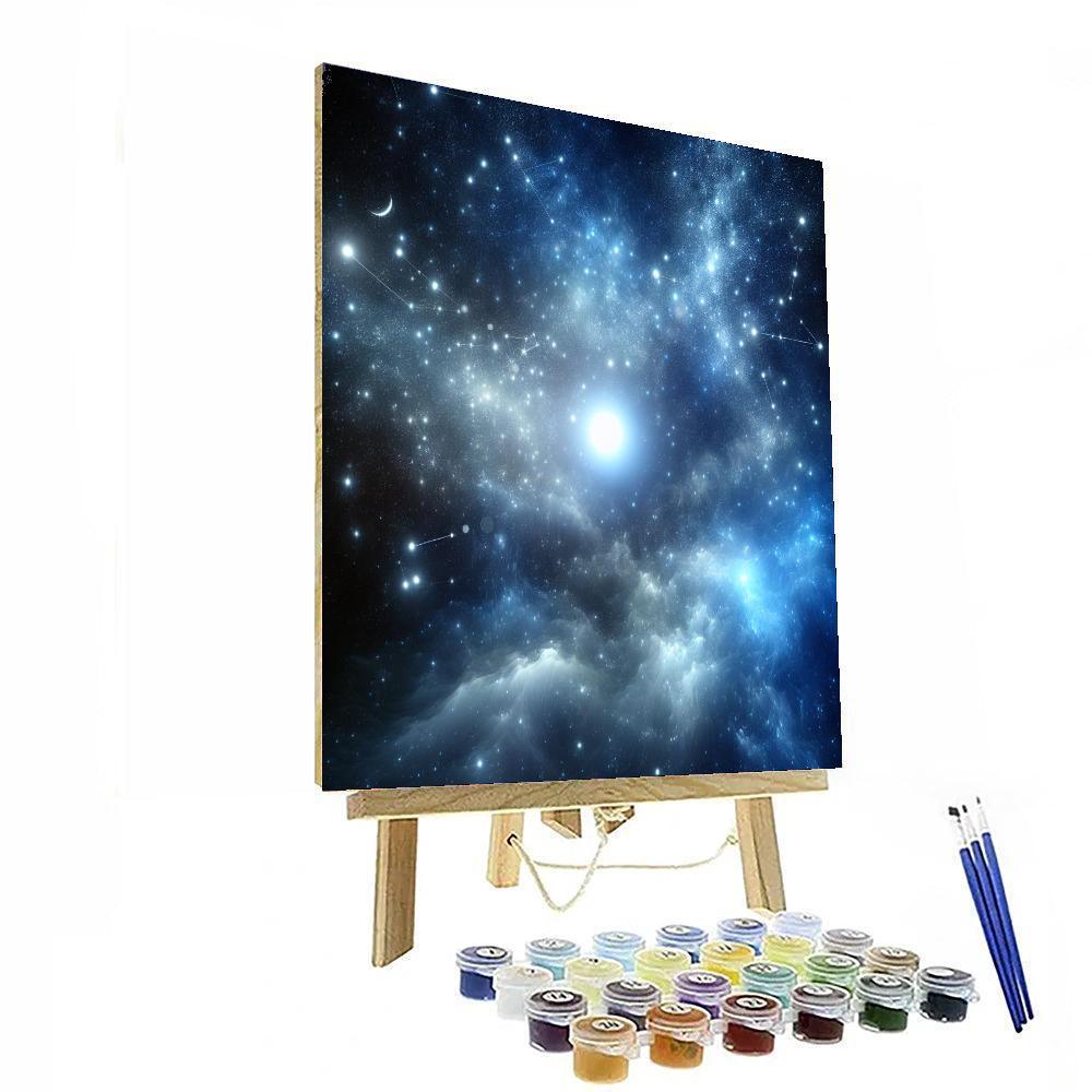 Mystic Night Sky Marvel Paint By Color