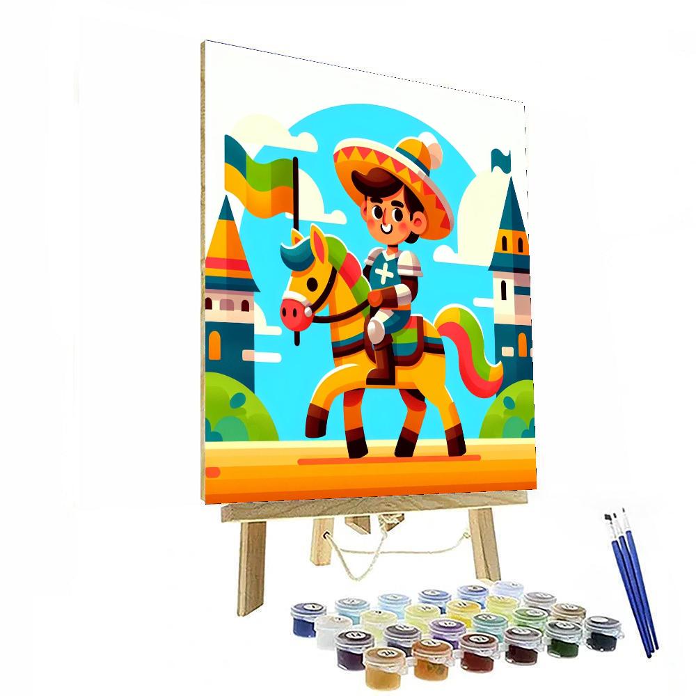 Gallant Knight's Quest Numbered Painting Kits