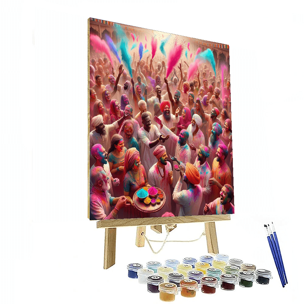 Holi - India DIY Paint By Numbers