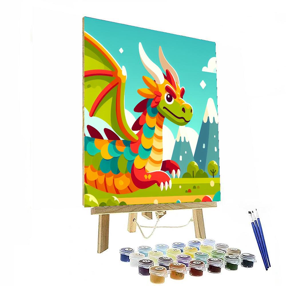 Adventure Dragons Paint By Numbers Art