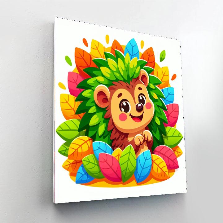 Witty Hedgehog Paint By Numbers Kits