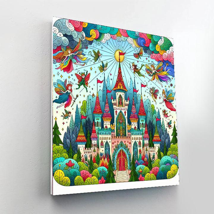 Exploring The Magical Kingdom Painting By Numbers Kit