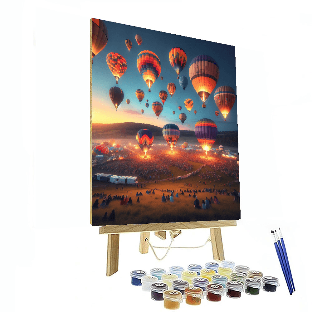 Bristol International Balloon Fiesta - Bristol, Uk Number Painting