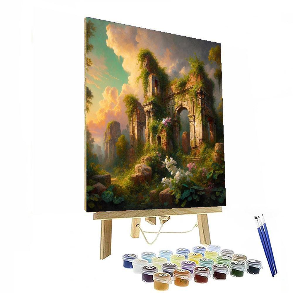 Exploration Of Ancient Ruins Paint By Number
