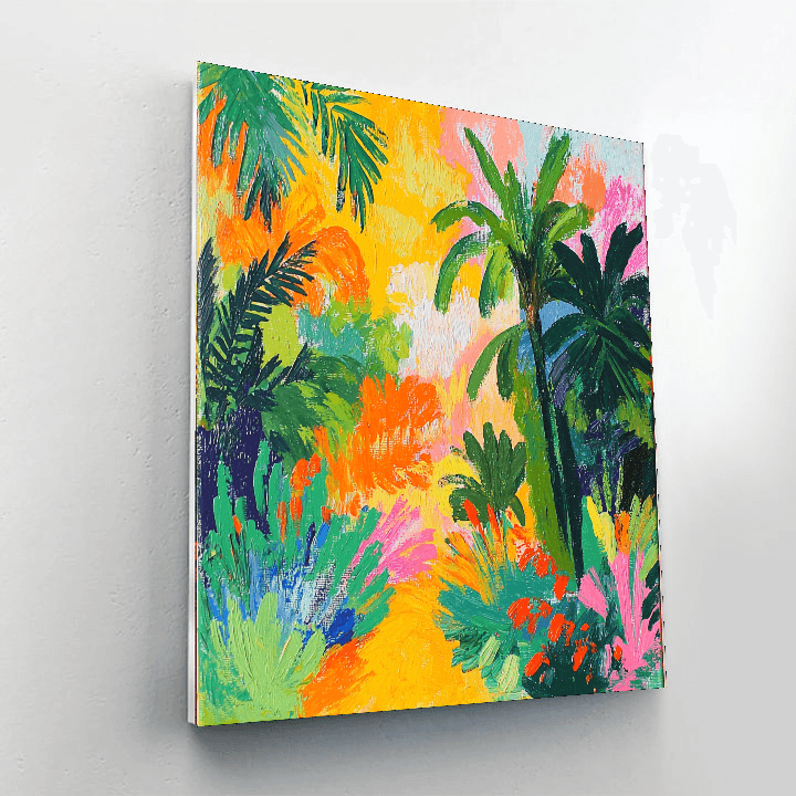 Henri Matisse Inspired Matisse's Tropical Vista  Paint By Numbers Kits