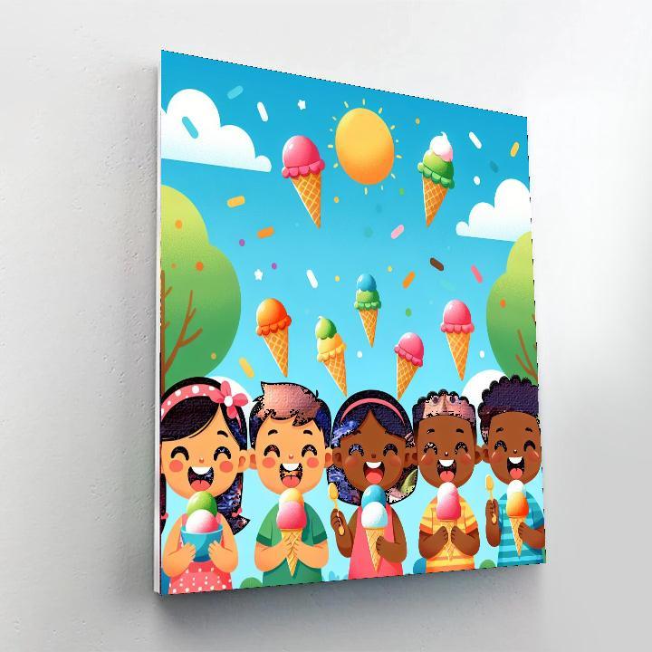 Delightful Ice Cream Party Paint By Number