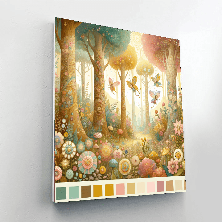 Fanciful Fairy Forest Painting By Numbers Kit