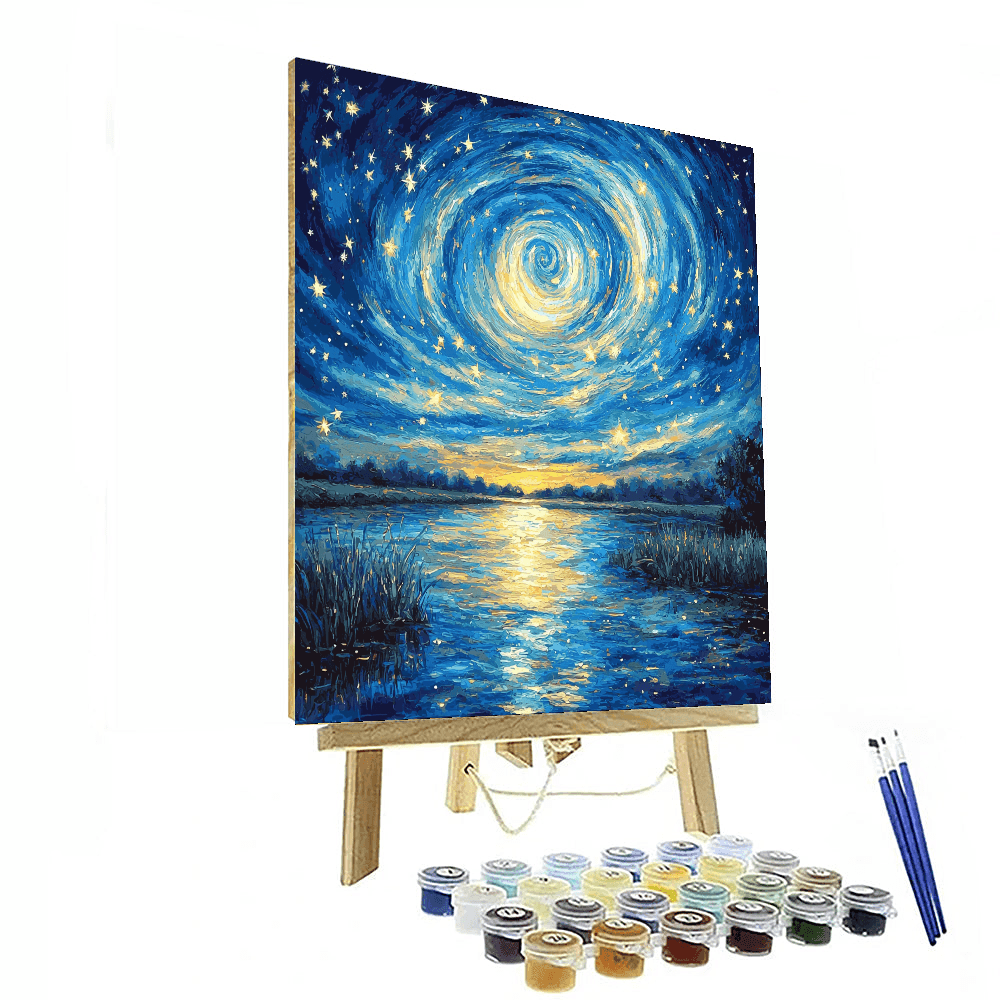 Vincent Van Gogh Inspired Serenade Of The Night  Paint By Numbers Art