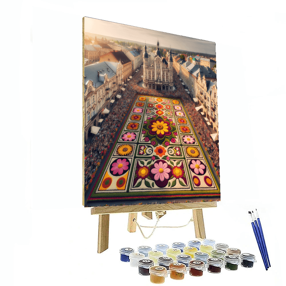 Brussels Flower Carpet - Belgium Paint By Number