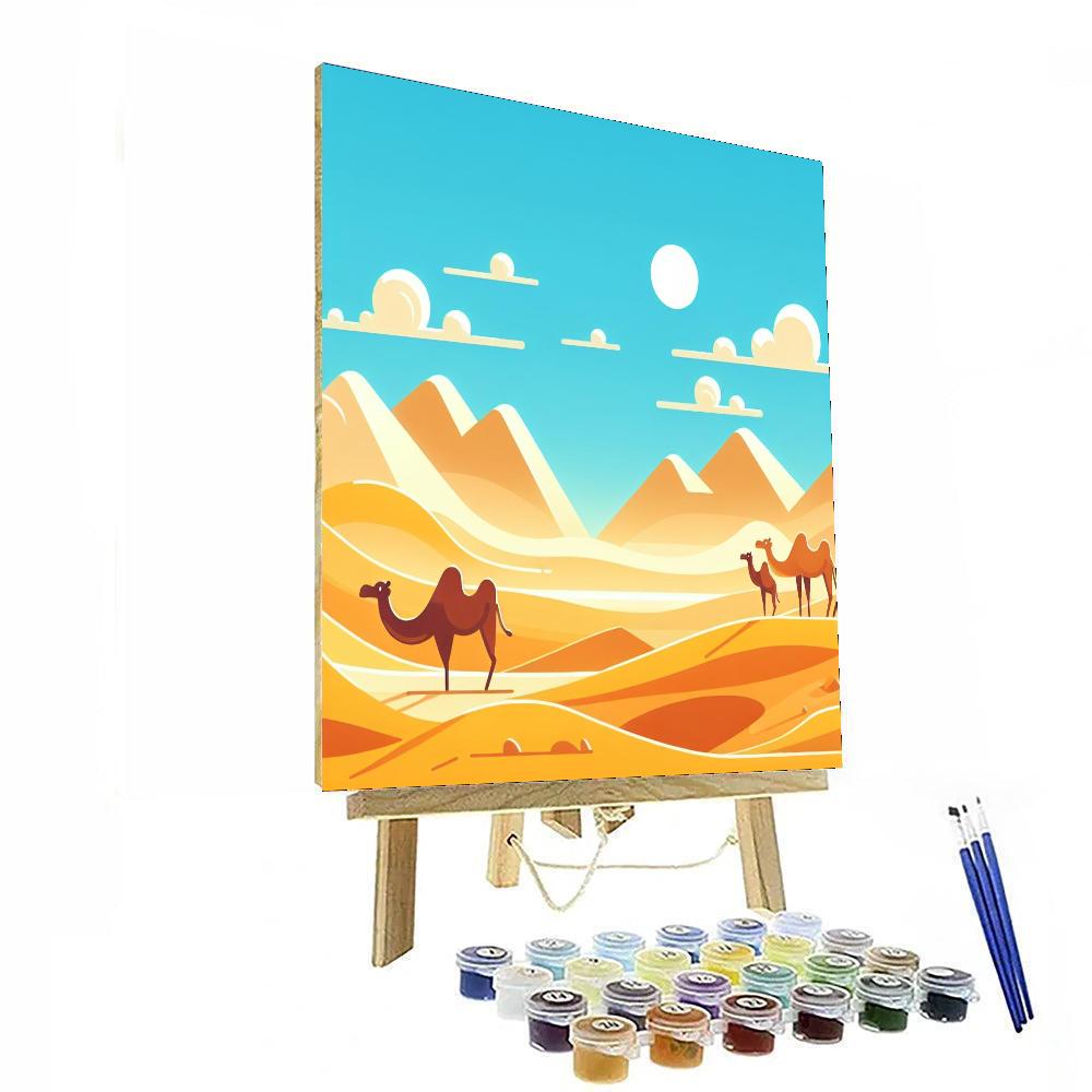 Desert Mirage Encounter Paint By Number