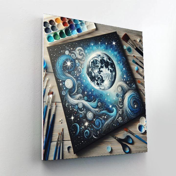 Celestial Moondance Harmony Paint By Numbers
