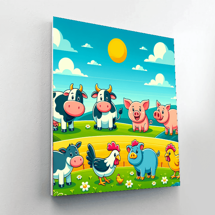 Adventurous Farm Life Paint By Number
