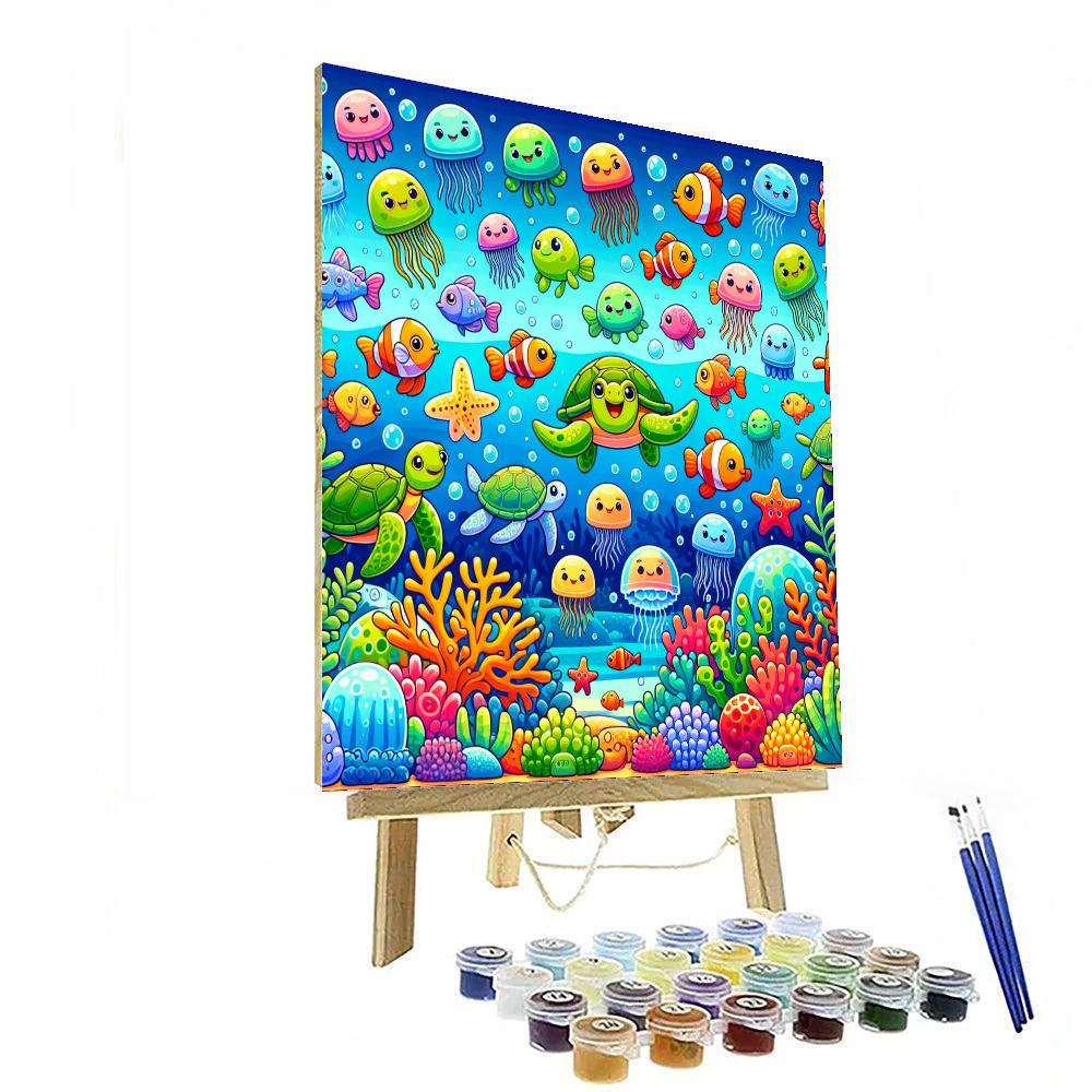 Underwater Wonders Voyage Painting By Numbers Kit