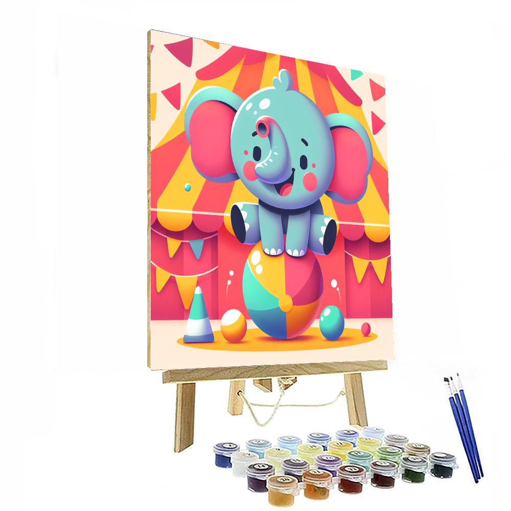 Circus Fun With Animals Paint By Numbers Kits
