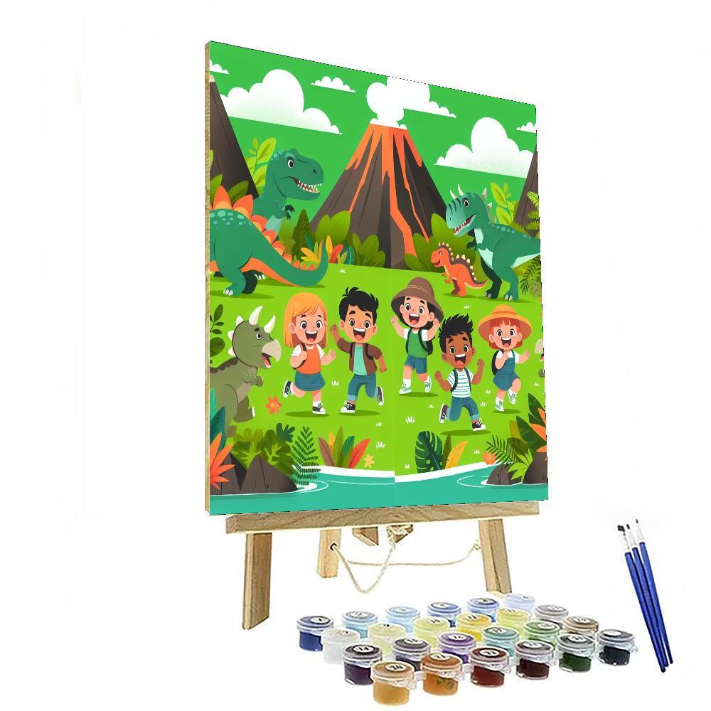 Dino Island Discovery Paint By Color